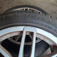 4 cerchi in lega 17" con 4 gomme estive 225/45R17