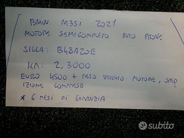 Motore semicompleto bmw m35i 2021
