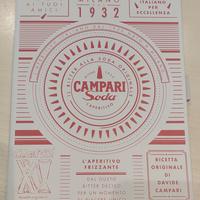 Taccuino vintage Campari nuovo stile pubblicitario