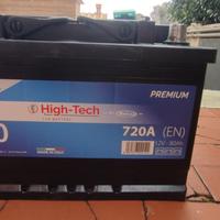 batteria 80 Ah nuova usata una settimana scontrino