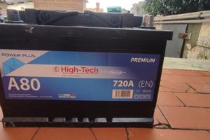 batteria 80 Ah nuova usata una settimana scontrino