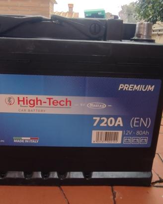 batteria 80 Ah nuova usata una settimana scontrino
