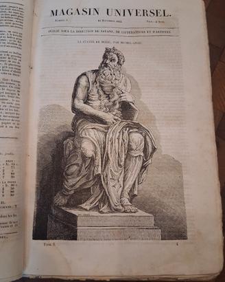 Rivista "Magasin universel" anno 1833 / 1834