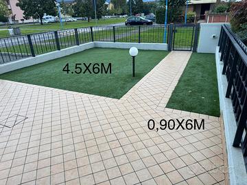 Erba Sintetica con Ghiaia