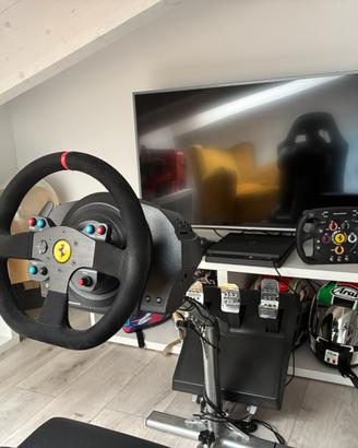 Simulatore guida Thrustmaster postazione