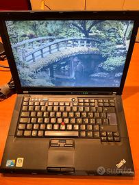 IBM-Lenovo-T400-Notebook con SSD 110 Gb