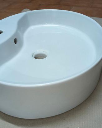Lavabo ovale da appoggio in porcellana ALFI ABC910