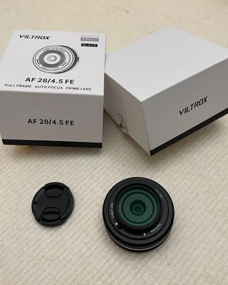 Ottica VILTROX AF28mm f4.5 Pancake Full Frame Sony