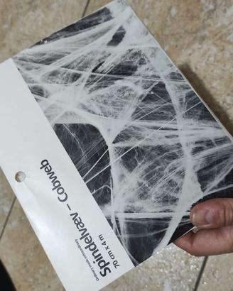 Ragnatela finta spiderman web halloween party