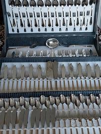 Set posate acciaio inox Salvinelli 125 pz Nuovi