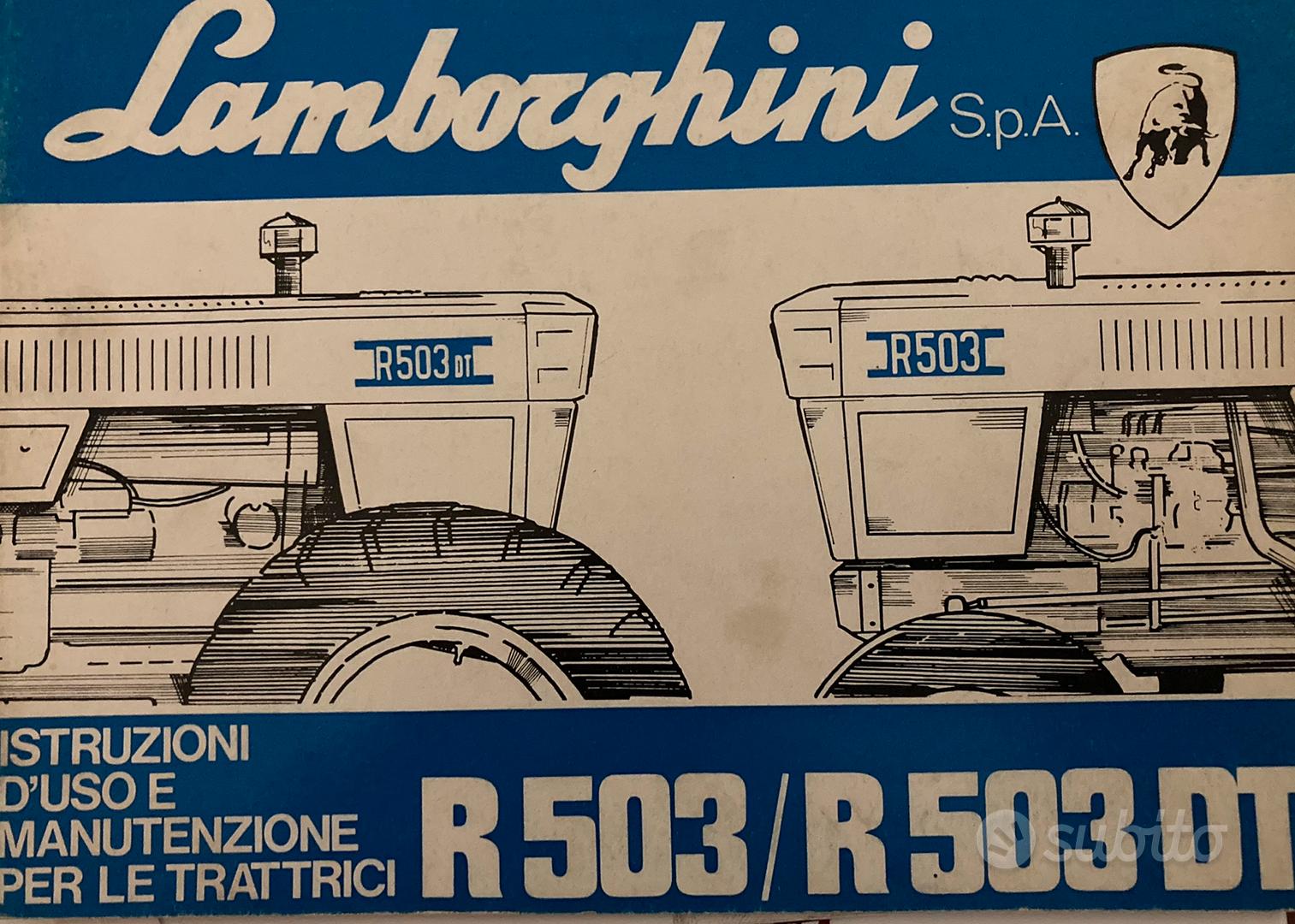 Manuale Uso E Manutenzione Trattore Lamborghini R1056 - Su CD