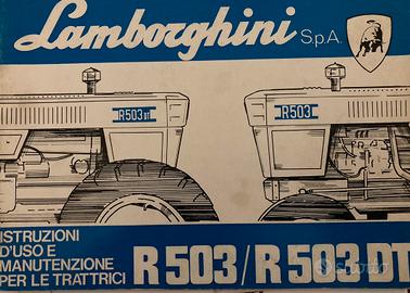 Libretto manutenzione trattore lamborghini 503
