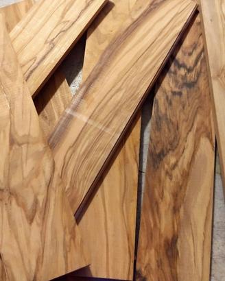 10 LISTELLI LEGNO ULIVO Olivo 30X6X1 Fai Da Te