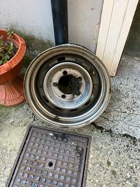 Set di 4 cerchioni cromati per jeep CJ/fuoristrada