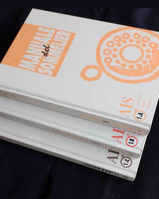 3 libri Sommelier AIS: Manuale, Tecnica, Nozioni