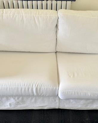 Divano poltrone e sofà Bianco 3 posti