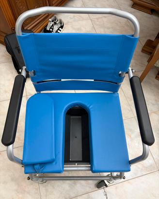 Sedia a rotelle WC per anziani