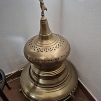 antico braciere in ottone e legha