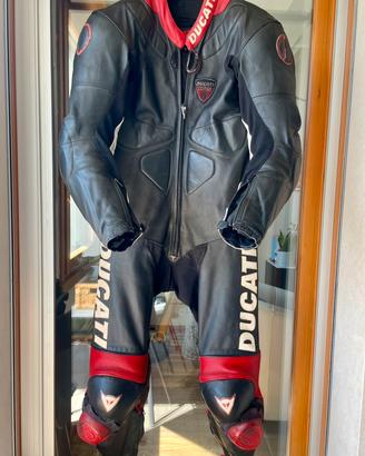 Tuta pelle Dainese scudetto Ducati