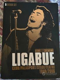 LIGABUE "Nome e Cognome" - Cofanetto RARO 5 DVD