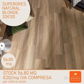 Gres porcellanato effetto legno Natural Blonde