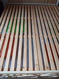 rete letto matrimoniale +materasso