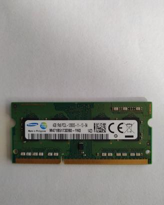 DDR3L Samsung 4gb notebook
