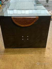 Tavolo legno e cristallo