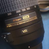 Obiettivo Nikon VR 55-300 stabilizzato originale