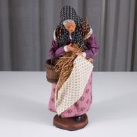 Statua artigianale contadina napoletana 32cm