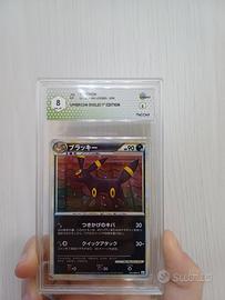 umbreon holo giapponese 1ed. graad 8