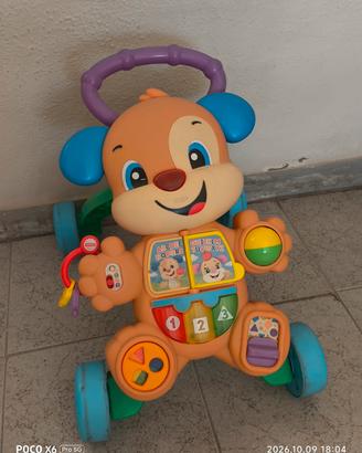 Fisher-Price Cagnolino Primi Passi Spingi e Gioca