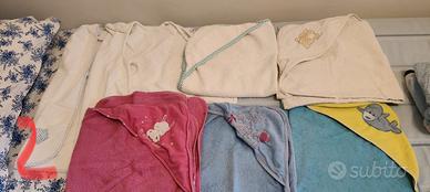 Abbigliamento, asciugamani neonato 