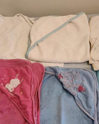 Abbigliamento, asciugamani neonato 