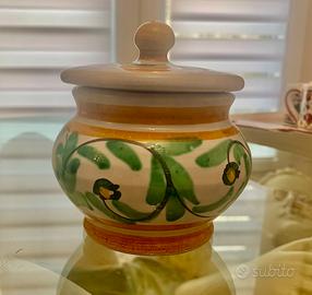 Ceramica siciliana decorata a mano 8 cm X 7 cm