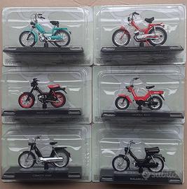 LOTTO 6 MODELLINI MOTORINO DIFFERENTI lunghi 8 cm