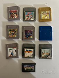 Giochi Game Boy colore e GBA