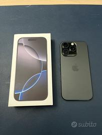 Iphone 16 Pro 256 GB Nero