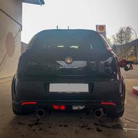 2 pz adesivo Abarth cofano macchina Fiat 