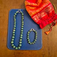 collana in giada naturale