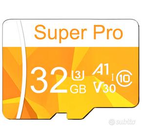 Scheda di Memoria Micro SDHC "Super Pro" da 32 GB 