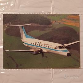 Luxair lotto 3 cartoline da collezione 