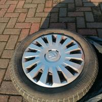cerchi Skoda o VW senza copricerchi+ gomme vecchie