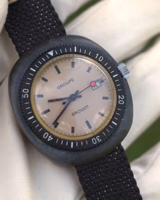 Orologio diver Groupe Drouot vintage uomo
