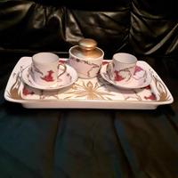Servizio porcellana da caffè per due persone Antic