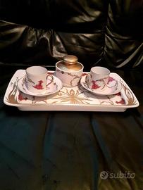 Servizio porcellana da caffè per due persone Antic