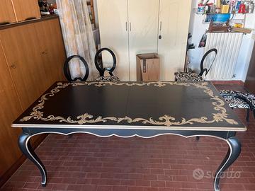 Tavolo barocco stile veneziano
