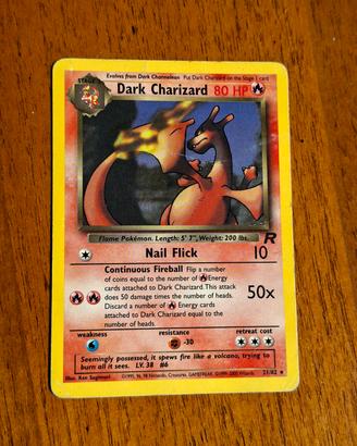 Dark Charizard 21/82 Team Rocket Card Pokemon 