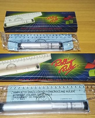 Coppia righelli Rolling Ruler