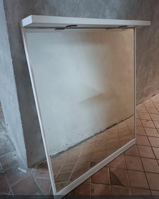 specchio con faretti 